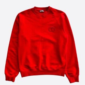 Christian Dior Men’s Red Crewneck Sweater